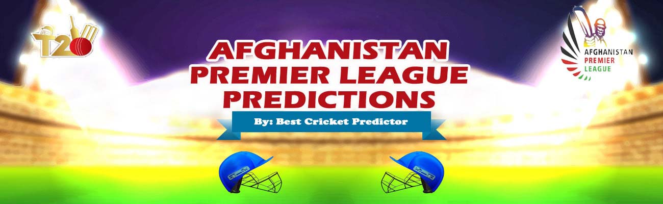 Afghanistan Premier League Prediction